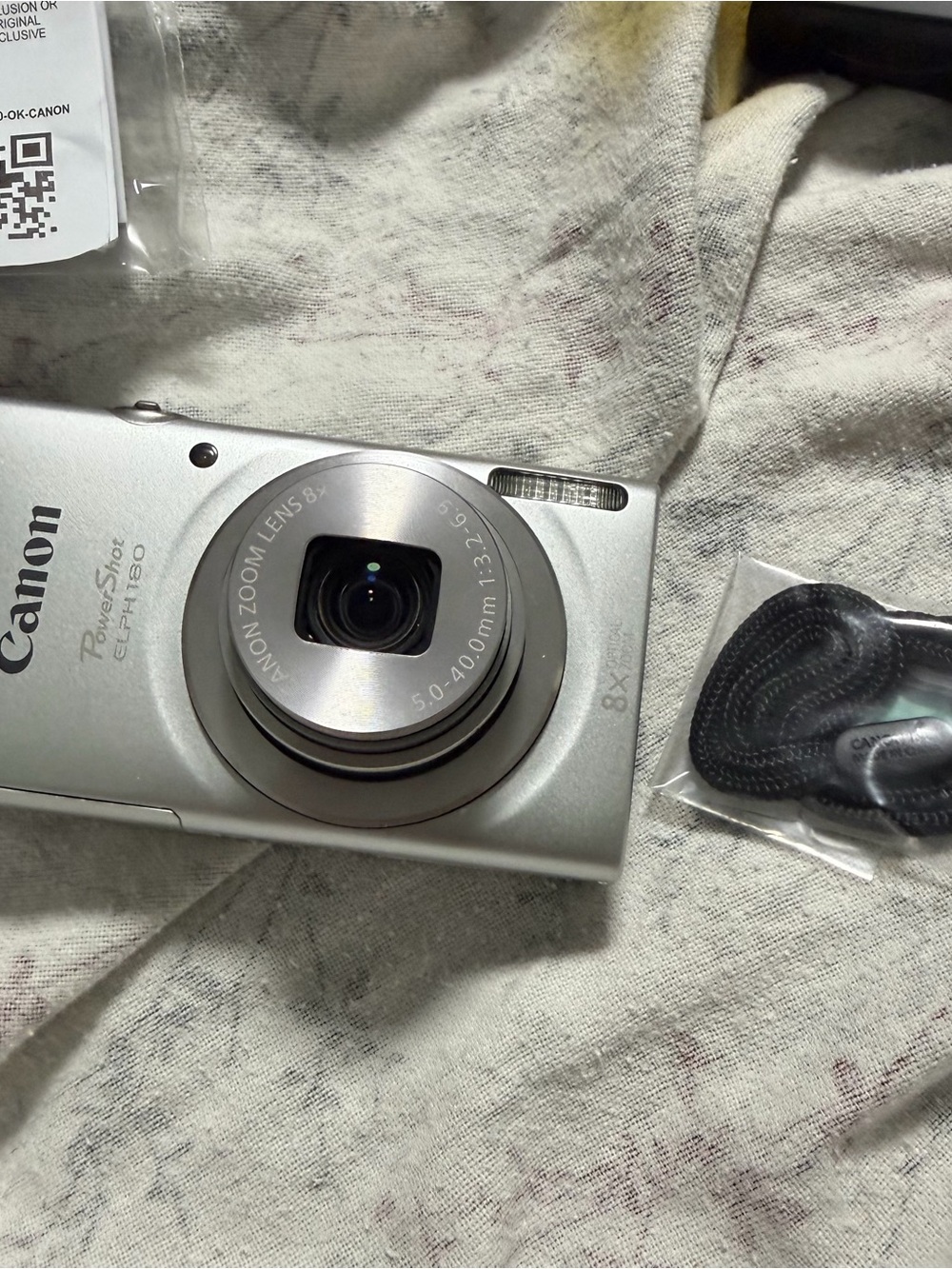 Canon powershot ELPH 180 Silver Point-and-Shoot Digital Camera brand new in box - Picture 8 of 9